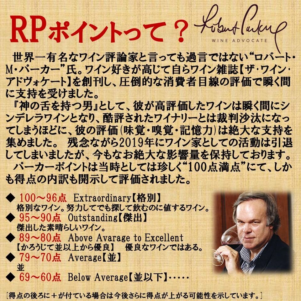 オーパス ワン 2012×6本セット 木箱入り / 【RP(パーカー