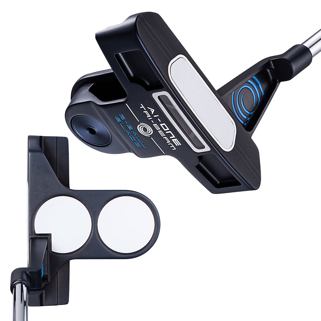 オデッセイ　 AI-ONE TRI-BEAM 2-BALL CS　ストロークラボ オデッセイ AI-ONE TRI-BEAM 2-BALL BLADE パター メンズ 右用