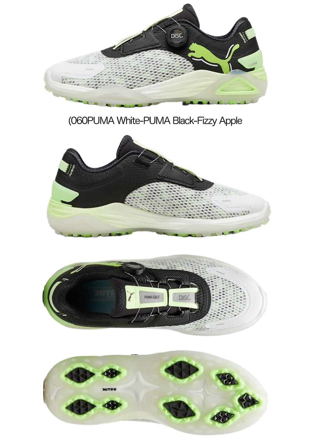 プーマ ゴルフ シャドウキャット ニトロ ディスク スパイクレス