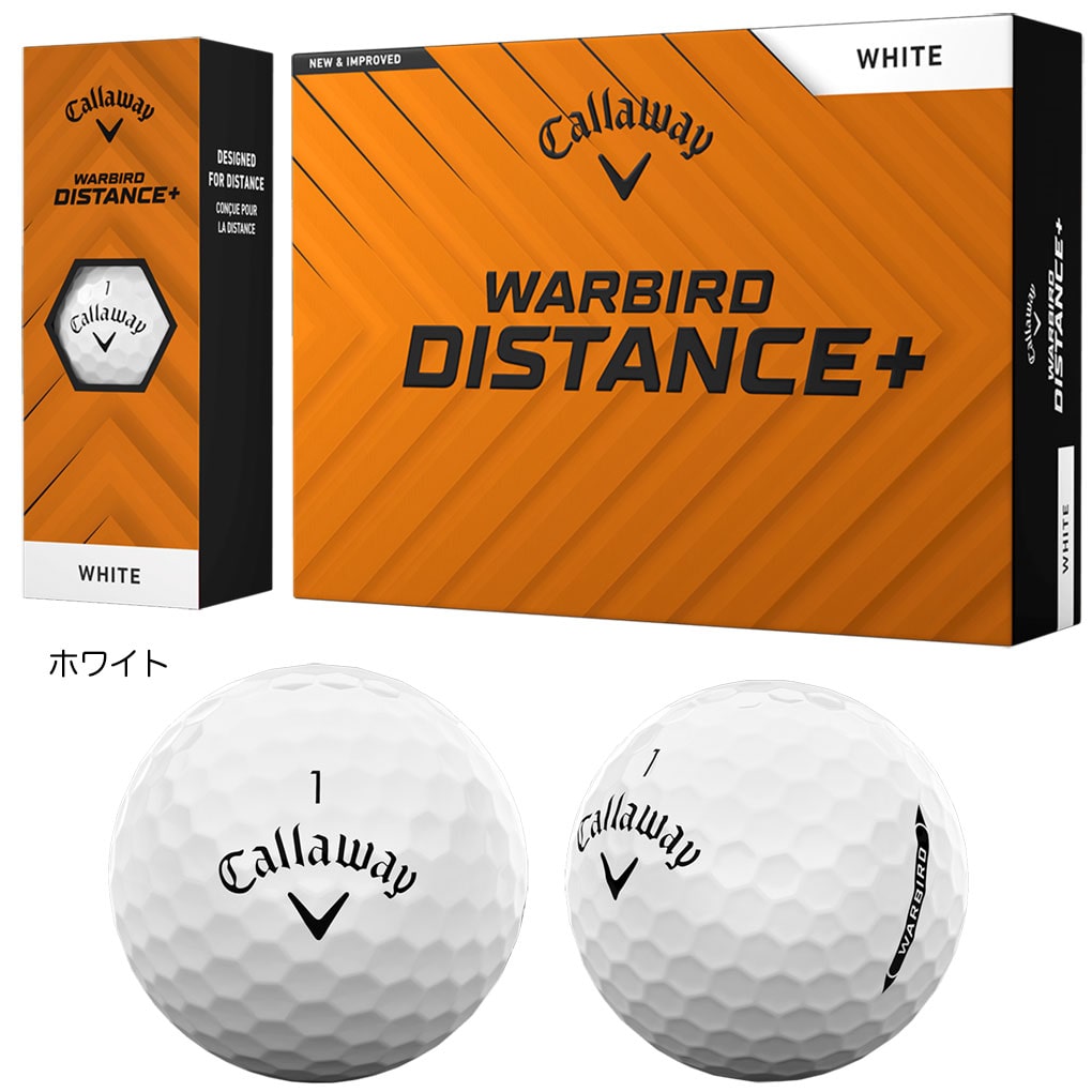 キャロウェイ 2025 WARBIRD DISTANCE+ ゴルフボール 1ダース(12