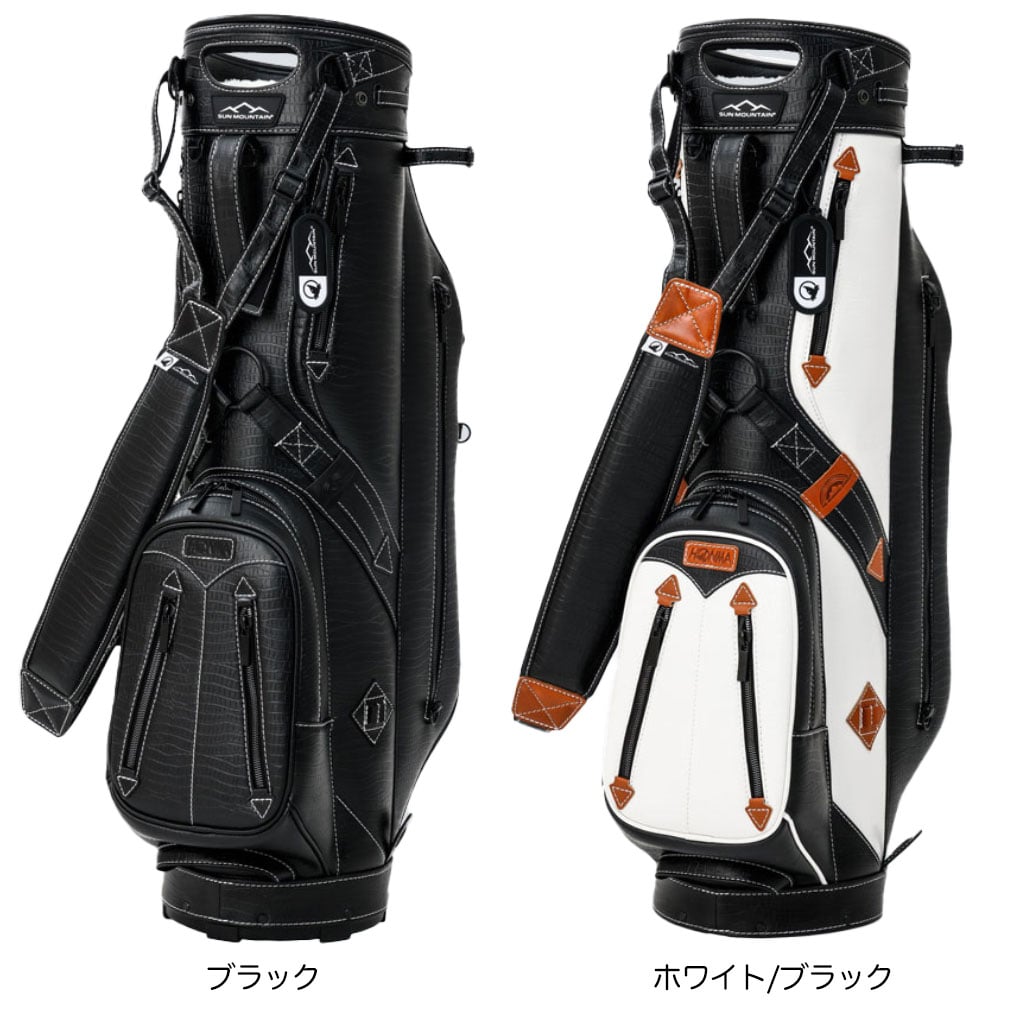 本間ゴルフ キャディバッグ 9型 HONMA x SUN MOUNTAIN クロコ