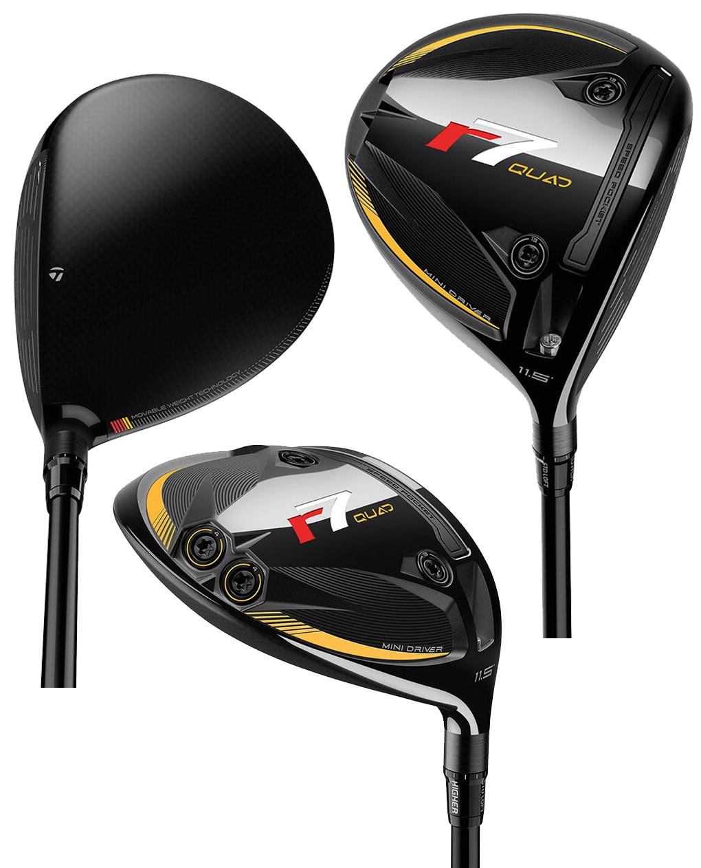 テーラーメイド R7 Quad Mini Driver ドライバー メンズ 右用