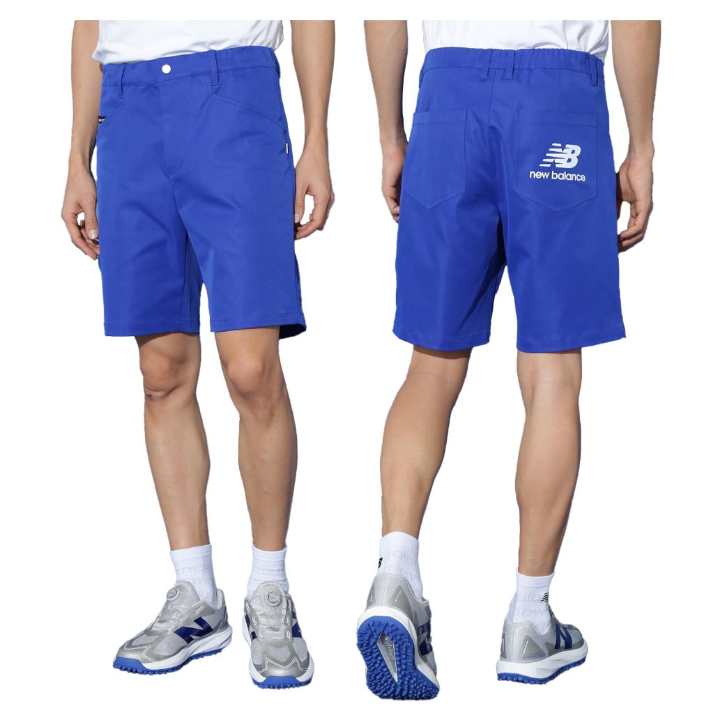 ネオンテトラ ニューバランス ゴルフ ショートパンツ ストレッチツイル ツイルストレッチ リラックス ショートパンツ (MENS) | new