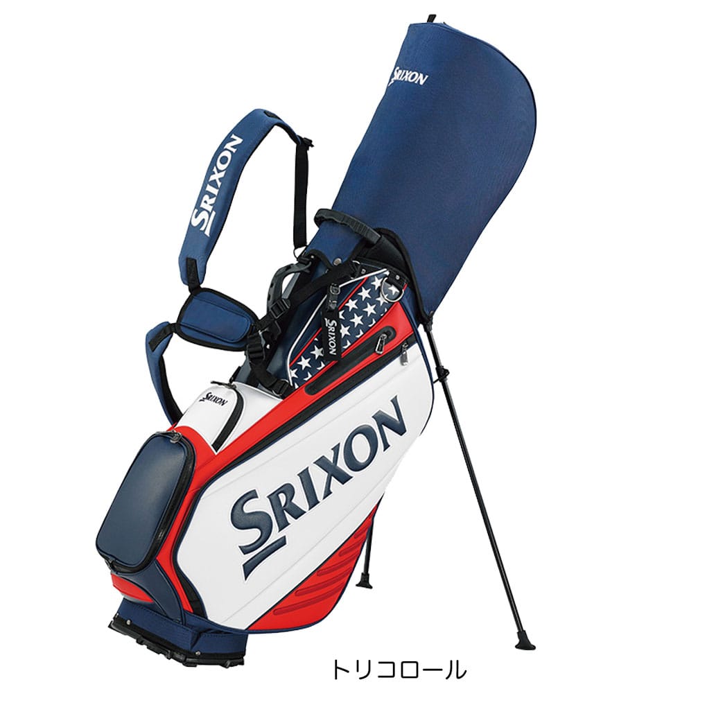 新品  キャディーバック トリコロールカラー　9.5型 Amazon | クランク（CLUNK） ゴルフ キャディバッグ カート式