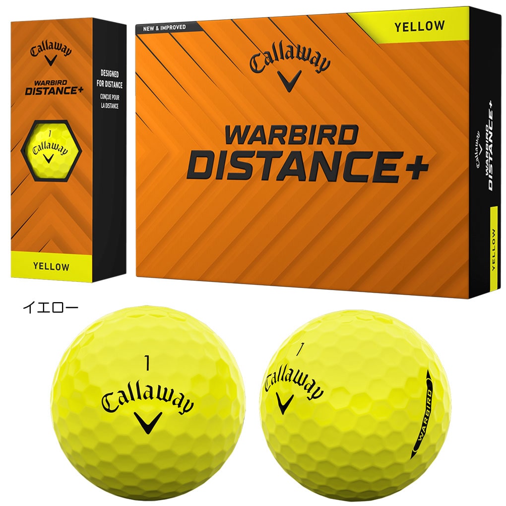 キャロウェイ 2025 WARBIRD DISTANCE+ ゴルフボール 1ダース(12