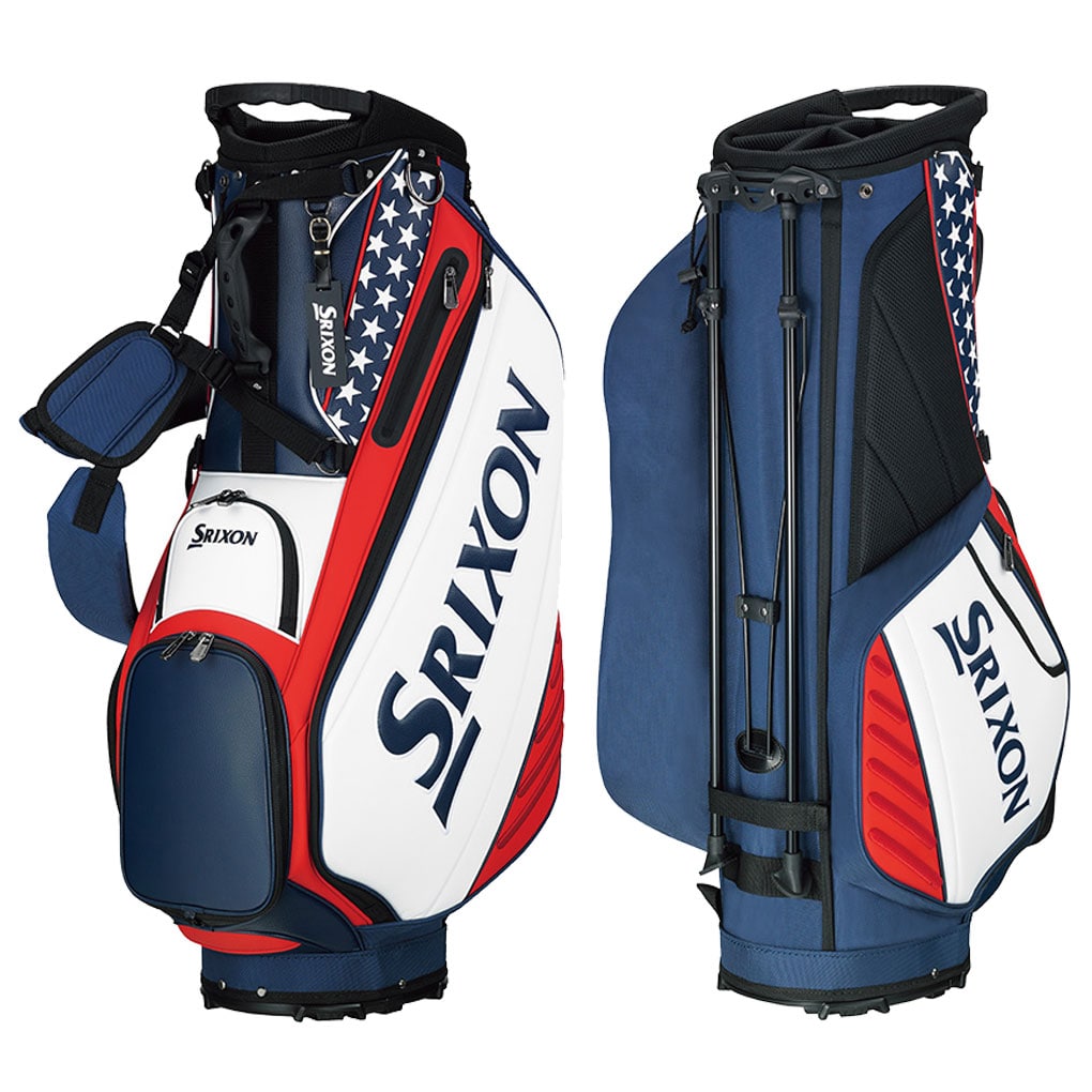 限定品！稀少品！スリクソン　SRIXON キャディバッグ 9.5型トリコロール スリクソン キャディバッグ GGC-S209L スタンドバッグ 9.5型