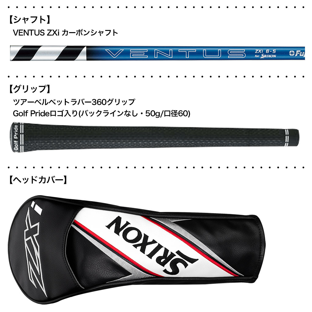 5㍉3㍉　セミドライ　ランディー スリクソン ZXi ドライバー | ウッド | 製品情報 | DUNLOP