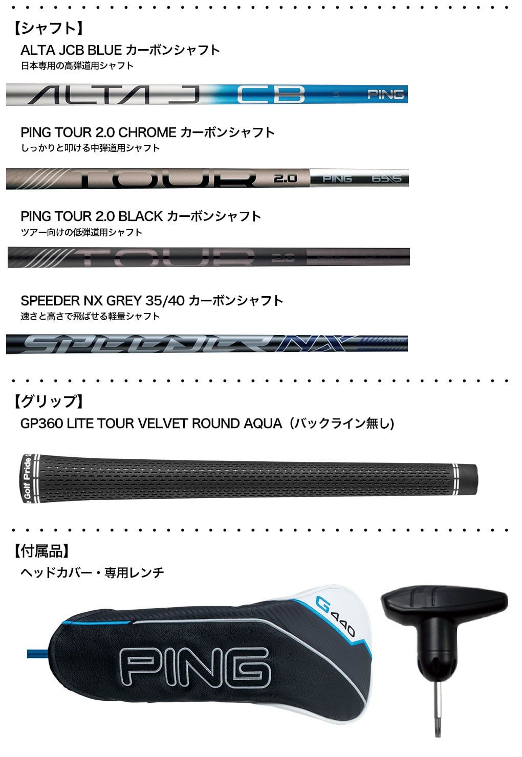 極美　PING G440 MAXドライバー9°ALTA J CB BLUE S PING ピン G440ドライバー MAX PING標準シャフト ALTA J CB BLUE