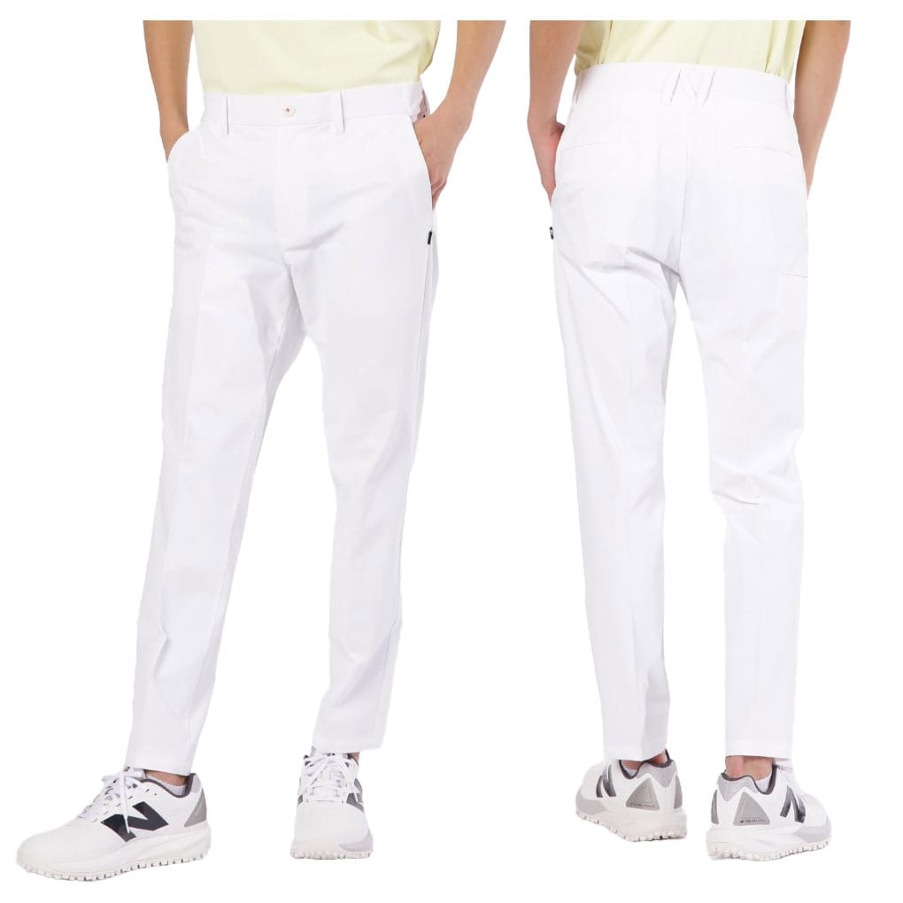 ニューバランス　ウェア　ロングパンツ　ホワイト 撥水 4WAYストレッチ ロングパンツ (MENS) | new balance golf