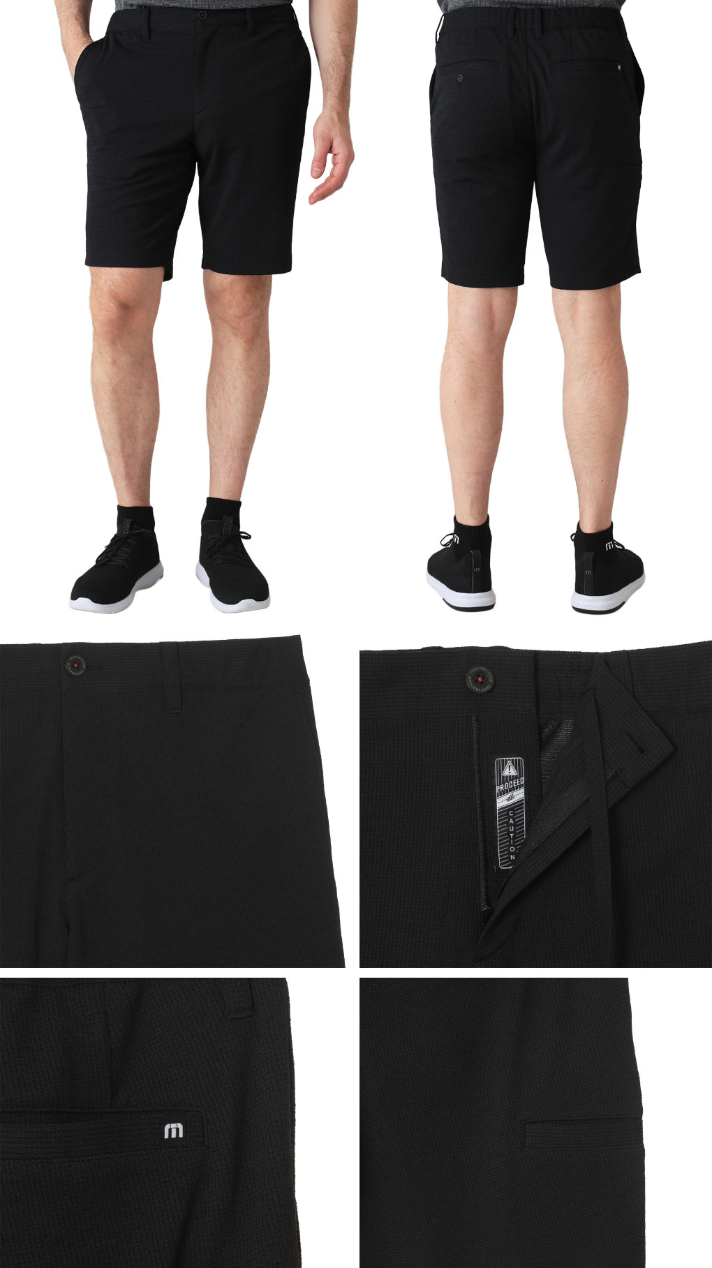 トラビスマシュー黒 コーデュロイ ショートパンツ メンズ ゴルフウェア トラヴィスマシュー（Travis Mathew）（メンズ）ゴルフウェア