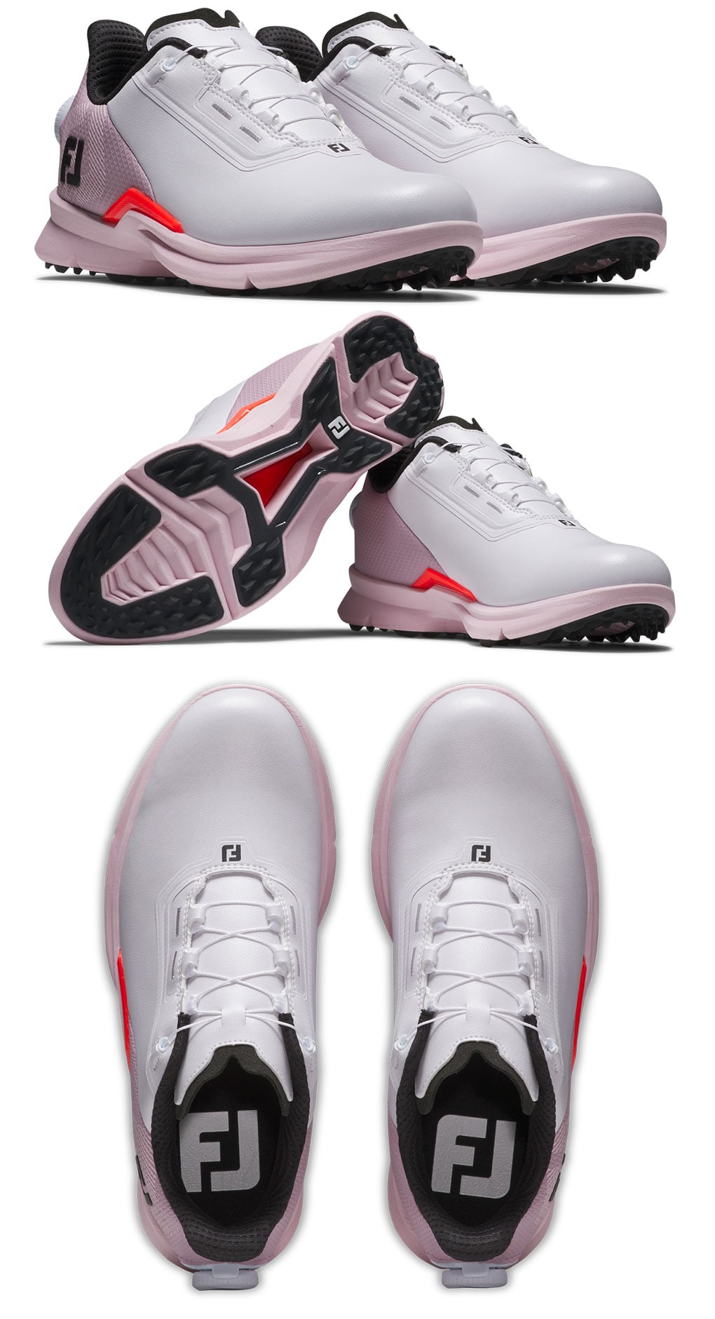 [フットジョイ] ゴルフシューズ BOA ホワイト/ピンク 24.0 cm 3E FootJoy フットジョイ ゴルフシューズレディース PRO SLX BOA