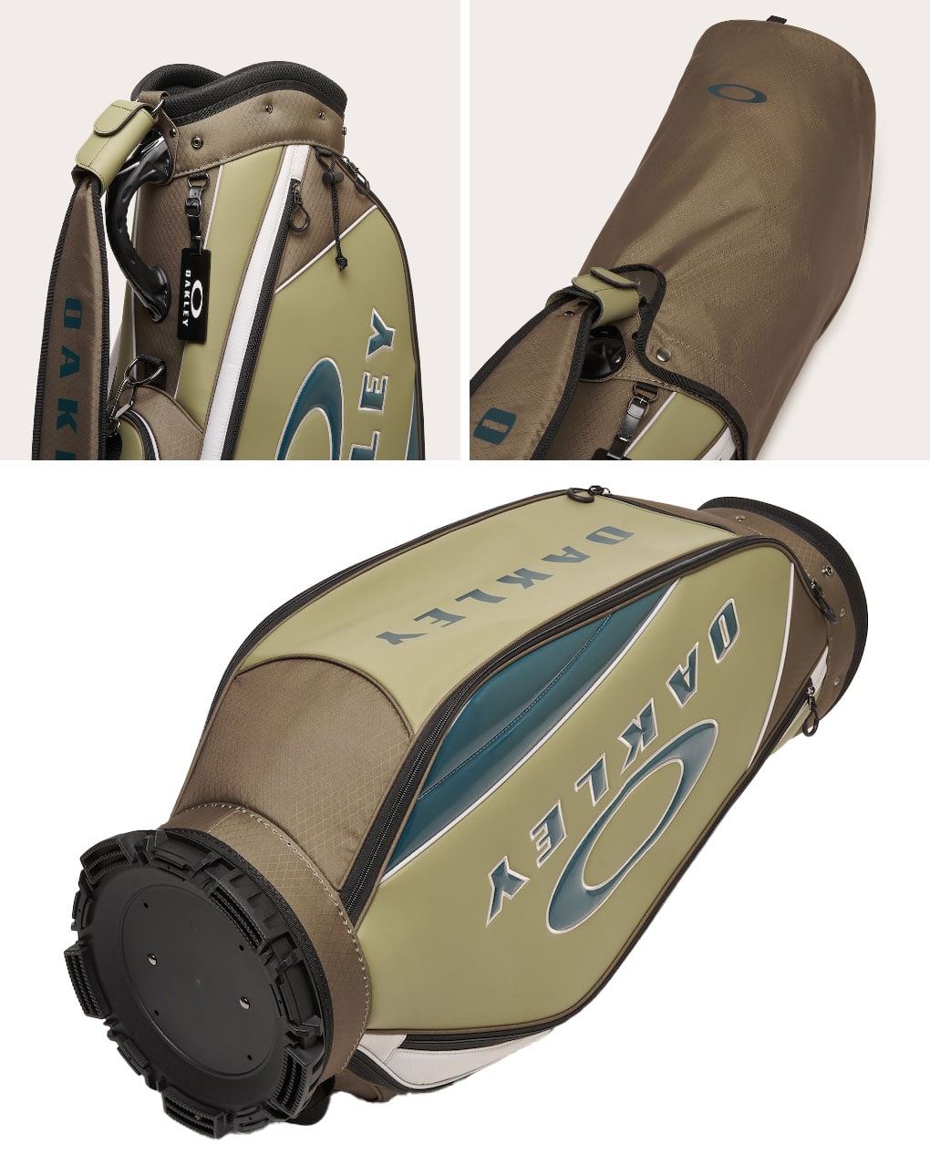 新品 オークリー OAKLEY ゴルフ キャディバッグ グリーンプリント 新品 オークリー OAKLEY ゴルフ キャディバッグ グリーン
