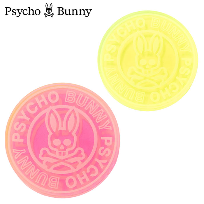 サイコバニー Psycho Bunny 蛍光色マーカー LARGE 4.0 PBMG4FM2