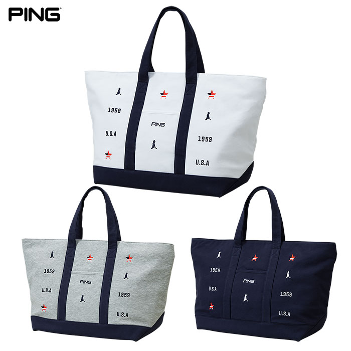 ゴルフ　日本オープン　2024 限定　トートバッグ　新品未開封 ピン PING GB-F2416 MR.PING USAトート ゴルフ トートバッグ