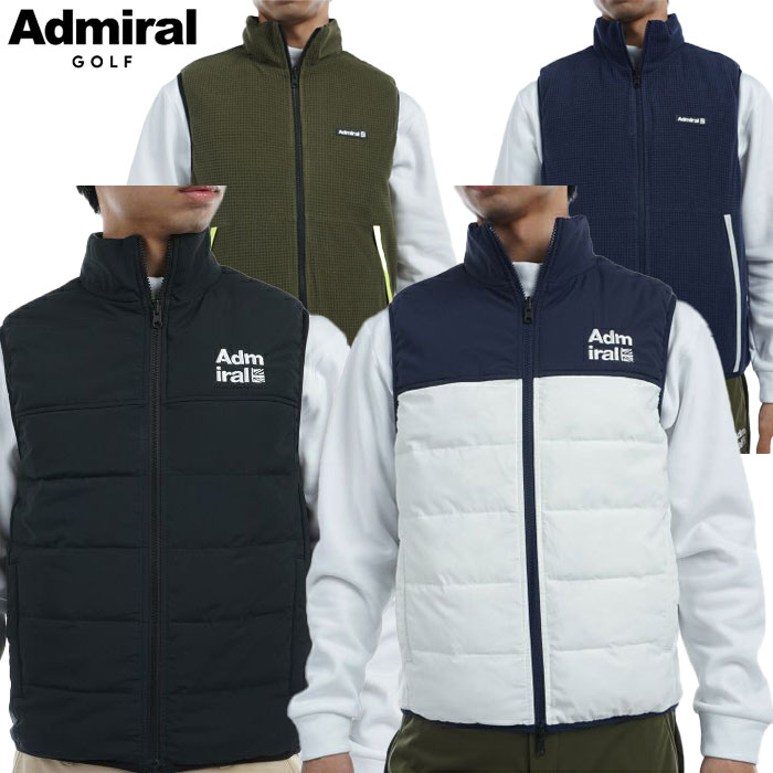 ADMIRAL GOLF/アドミラル ゴルフ ホワイトベスト【LL】新品