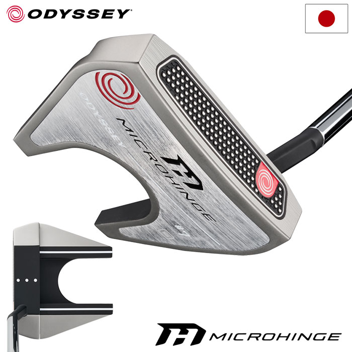 美品ODYSSEY パター #7 MICROHINGE マイクロヒンジ2024 オデッセイ MICROHINGE #7 S マイクロヒンジ パター メンズ 右用