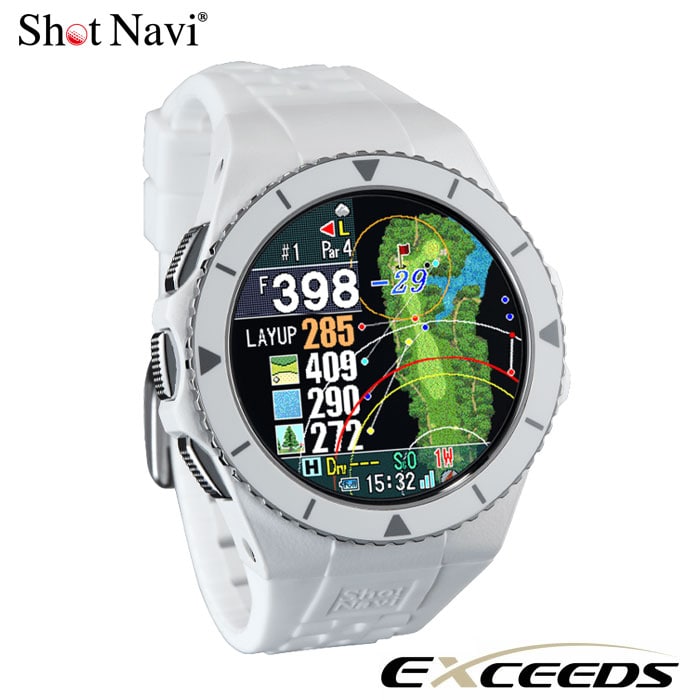 Shot Navi距離計ウォッチ　ホワイト 楽天市場】ショットナビ Shot Navi Evolve SE WHITE ショット
