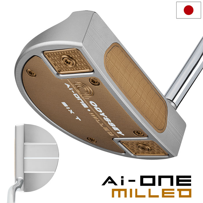 オデッセイ AI-ONE MILLED SILVER SIX T DB パター メンズ 右用