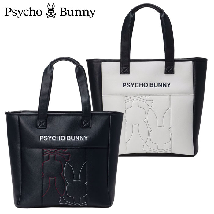 PSYCHO　BUNNY　トートバッグ サイコバニー ゴルフ トートバッグ FLAGSHIP Psycho Bunny
