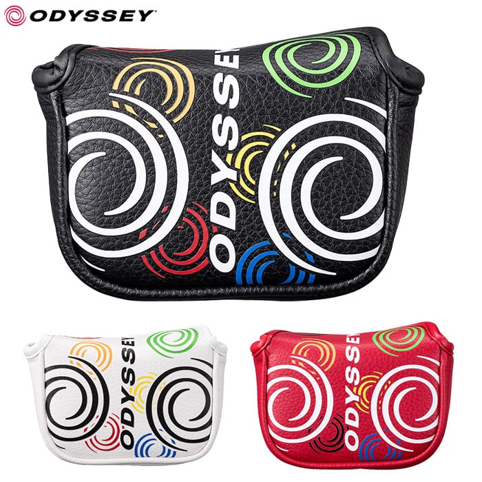 美品　ODYSSEY パター ヘッドカバー付き オデッセイ パターカバー オーセンティック パターカバー 25 JM