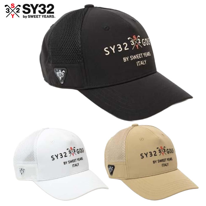 SY32 GOLF SYG-25SG05 SYMBOLIC LOGO CAP メンズ ゴルフキャップ