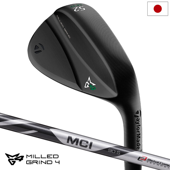 新品 TaylorMade MG4 ブラック ウェッジ 2本セット 50°56° テーラーメイド MG4 ブラック ウェッジ メンズ 右用 MCI 90 for