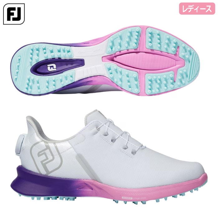 フットジョイ ゴルフシューズ WOMEN’S FJ フューエル スポーツ BOA レディース 90573 スパイクレスシューズ 靴 FOOTJOY 2025年モデル 日本正規品 フットジョイ ゴルフシューズ WOMEN'S FJ フューエル スポーツ BOA