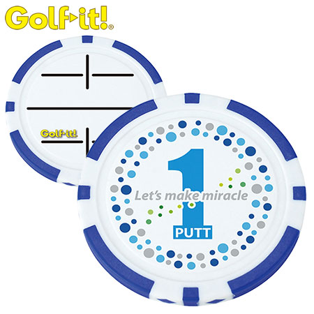 ライト LITE ポーカーチップ　ワンパットブルー(060) X-768