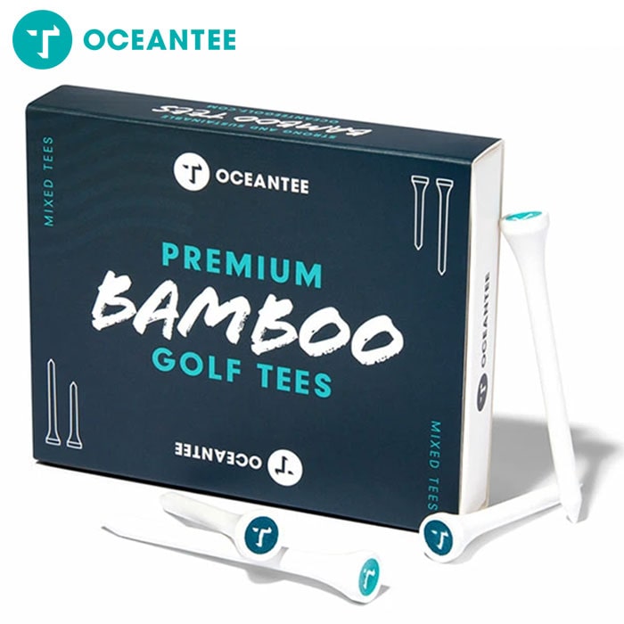 OCEANTEE ゴルフティー 竹製 70mm/54mm ミックス 箱入り  30本入 T-794 ライトゴルフ オーシャンティー ロング/ショート ラウンド用品