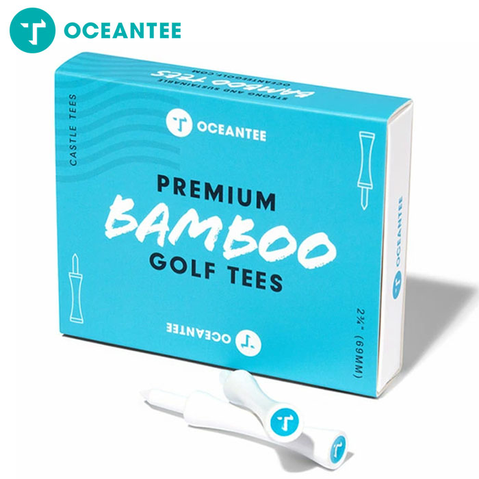 OCEANTEE ゴルフティー 竹製 段付き 69mm 箱入り  15本入 T-796 ライトゴルフ オーシャンティー  ラウンド用品