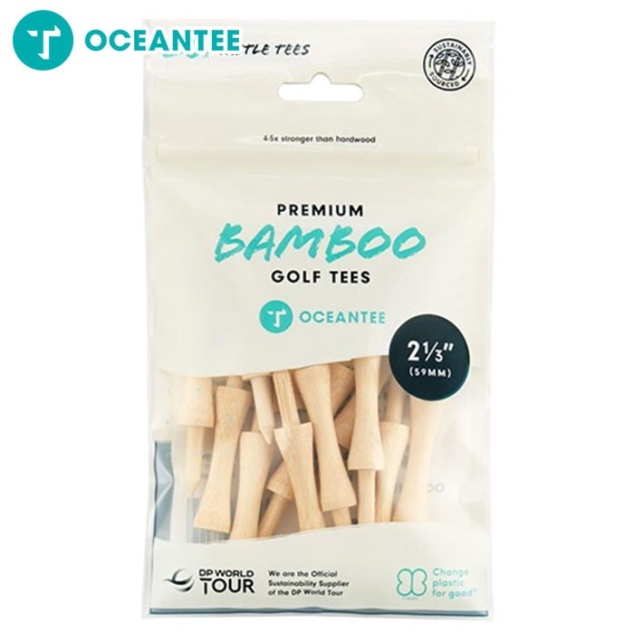 OCEANTEE ゴルフティー 竹製 段付き 59mm 袋入り 20本入 T-790 ライトゴルフ オーシャンティー ラウンド用品