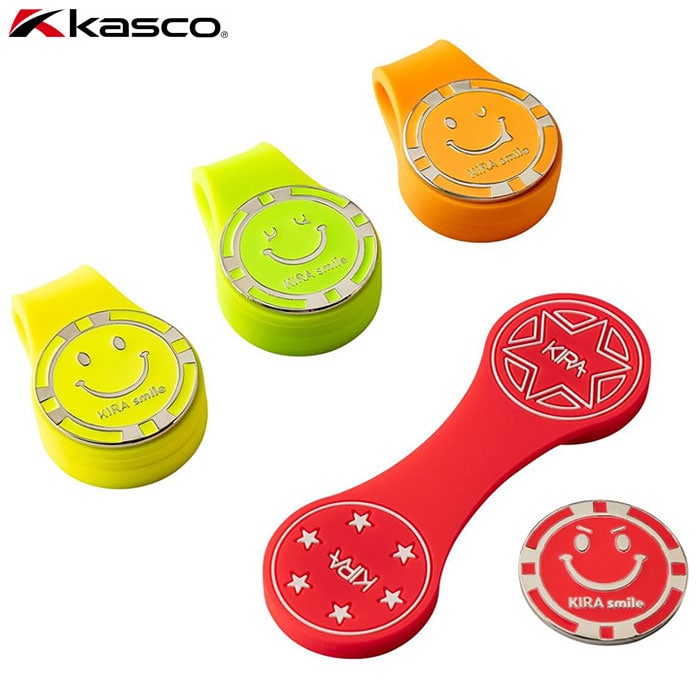 キャスコ KASCO KIRA シリコンクリップマーカー KICM-2418 2024年モデル 日本正規品 日本正規品 日本モデル  ゴルフ用品 マーカー