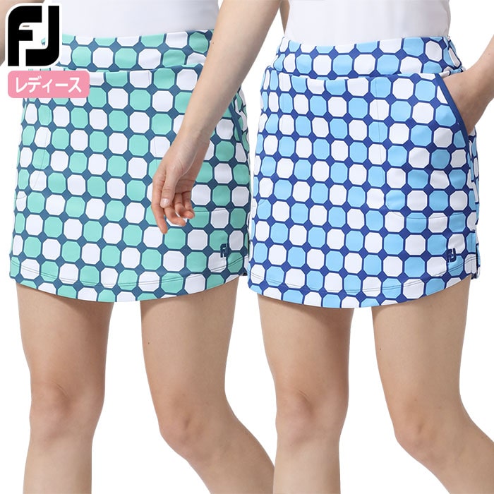 フットジョイ オクタゴンプリントスカート レディース FJW-S24-P09 FOOTJOY 2024春夏モデル 日本正規品