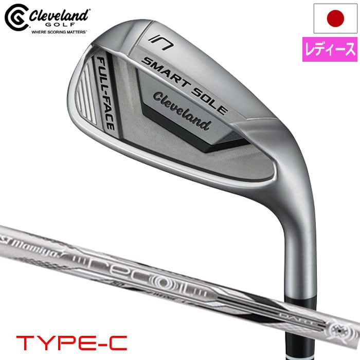 クリーブランド スマートソール FULL-FACE TYPE-C チッパー レディース 右用 UST RECOIL DART 50 WEDGEカーボンシャフト 日本正規品 2024年モデル