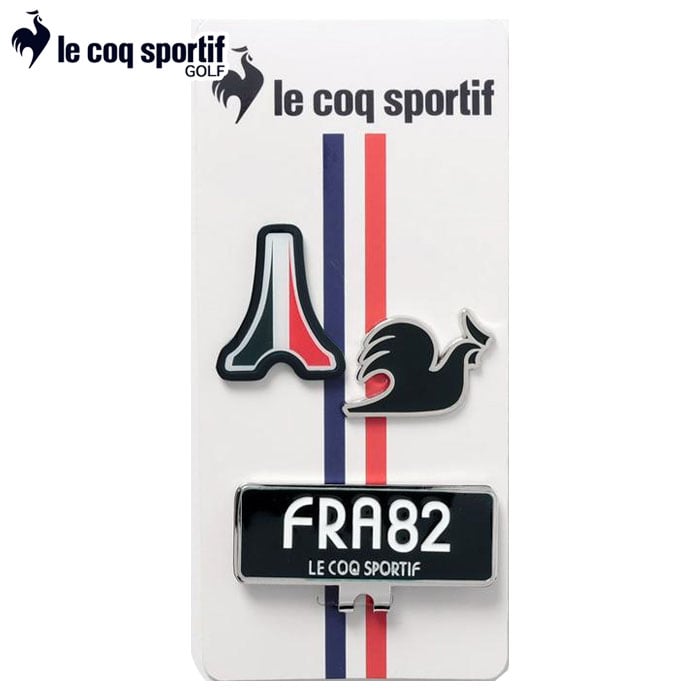 ルコックスポルティフ クリップマーカー 2個セット QQBXJX50 le coq sportif GOLF 2024年モデル 日本正規品