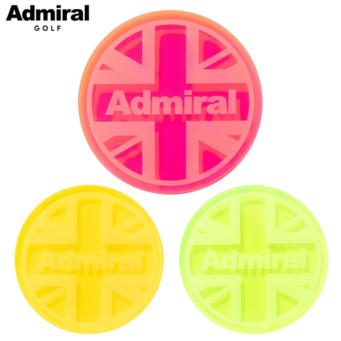 アドミラル Admiral Golf ビッグロゴ蛍光色マーカー ADMG4BM1 ゴルフ ラウンド用品 2024年モデル 日本正規品