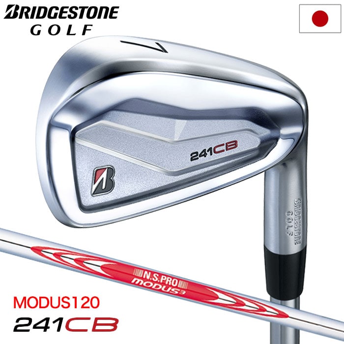 BS ブリヂストンゴルフ 241CB アイアン 6本セット(#5～9、PW) メンズ 右用 N.S.PRO MODUS3 TOUR120 スチールシャフト 日本正規品 2024年モデル