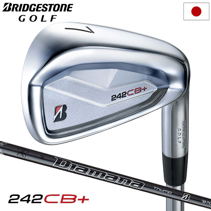 BS ブリヂストンゴルフ 242CB+ アイアン 6本セット(#5～9、PW