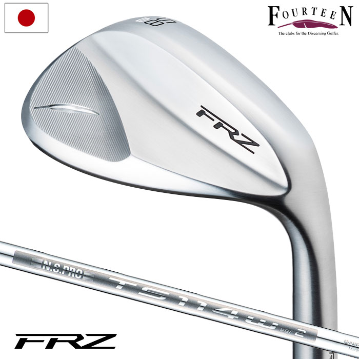 フォーティーン FRZ ウェッジ パールサテン仕上げ メンズ 右用 N.S.PRO TS-114w Ver.2 日本正規品 2024年モデル