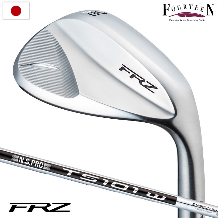 フォーティーン FRZ ウェッジ パールサテン仕上げ メンズ 右用 N.S.PRO TS-101w 日本正規品 2024年モデル