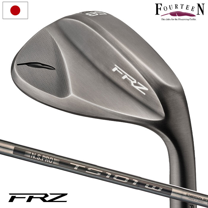 フォーティーン FRZ ウェッジ スモーキーサテン仕上げ メンズ 右用 N.S.PRO TS-101wBK 日本正規品 2024年モデル
