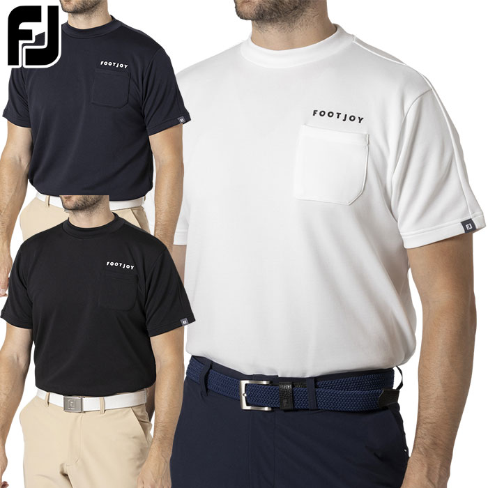 フットジョイ FOOTJOY MEN'S ヘビーウェイト 半袖モックネックシャツ メンズ FJ-F24-S05 ゴルフウェア ゴルフ 2024秋冬モデル 日本正規品