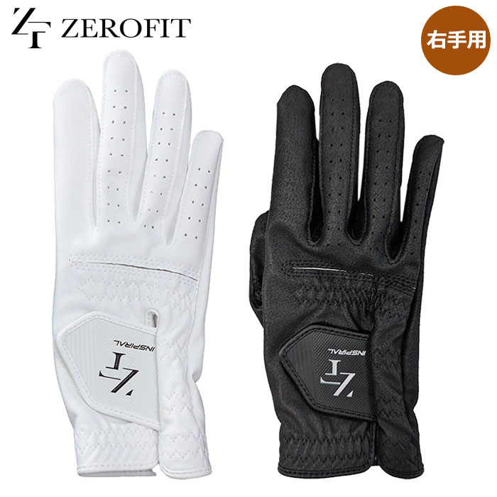 ZEROFIT インスパイラルグローブ メンズ 右手用 ゼロフィット イオンスポーツ ゴルフ 2024年モデル 日本正規品