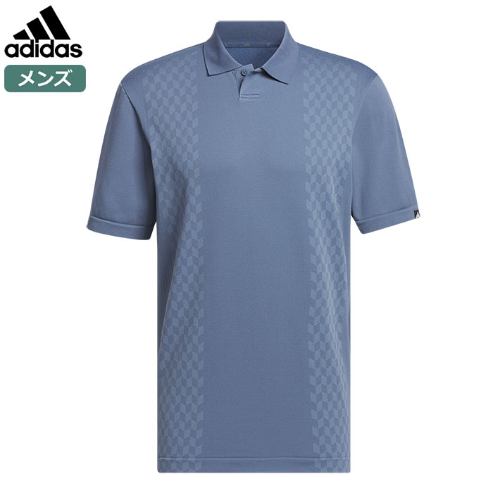 アディダス ULT365 PRIMEKNIT ジオメトリックジャガードポロ KOV95 メンズ ゴルフウェア 2024春夏モデル adidas 日本正規品