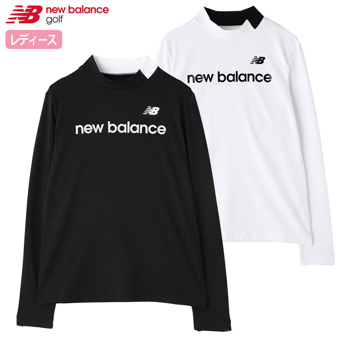 ニューバランス ストレッチ UV 長袖 モックネック プルオーバー 012-4267501 レディース ゴルフウェア new balance 2024秋冬モデル 日本正規品