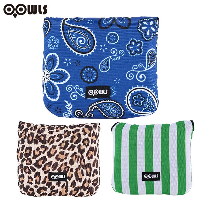 OOWLS パターンヘッドカバー パターカバー マレット ゴルフ よく目立つ！ JYPRF24PTHC 2024年モデル 製造直販