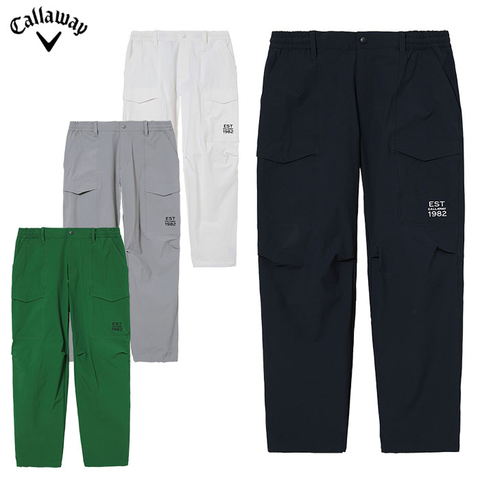キャロウェイ 8WAYストレッチ シワナイロン撥水リラックスパンツ C24226107 メンズ Callaway ゴルフウェア 2024秋冬モデル 日本正規品
