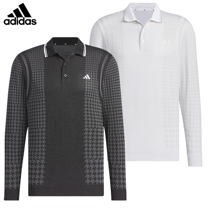アディダス PRIMEKNIT サイドシームレス 長袖シャツ JSB97 メンズ ゴルフウェア 2024秋冬モデル adidas 日本正規品