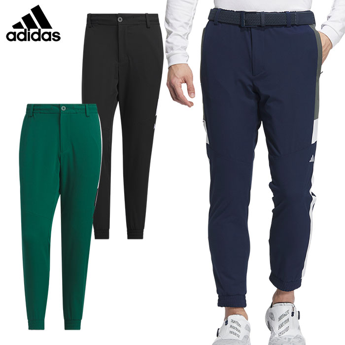 アディダス ツイストウィーブ EX-Stretch アーカイブ トラックジョガーパンツ JSC06 メンズ ゴルフウェア 2024秋冬モデル adidas 日本正規品