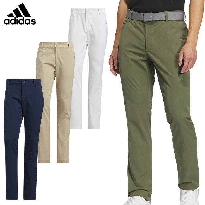 アディダス 撥水 バック エンブロイダリー 5ポケットパンツ JTY55 メンズ ゴルフウェア 2024秋冬モデル adidas 日本正規品